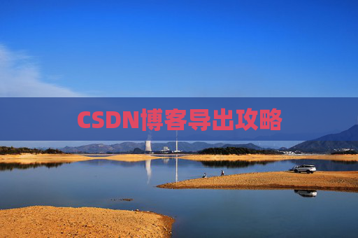 CSDN博客导出攻略